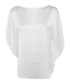 Gianluca Capannolo Iris Sleeve Top In White