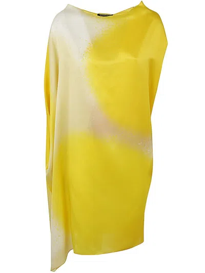 Gianluca Capannolo Carla Dress In Yellow & Orange