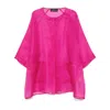 Gianluca Capannolo Silk Coat In Pink