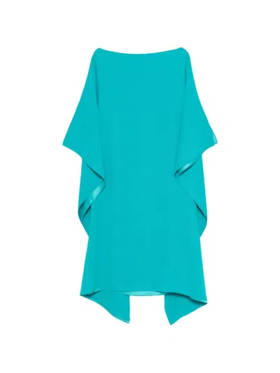 Gianluca Capannolo Crew-neck Midi Dress In Blue