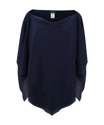 Gianluca Capannolo Draped Blouse In Black