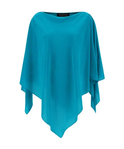 Gianluca Capannolo Draped Blouse In Blue
