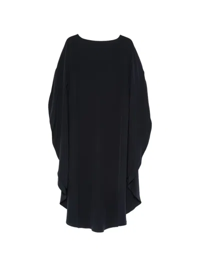 Gianluca Capannolo Draped Design Dress In Blue