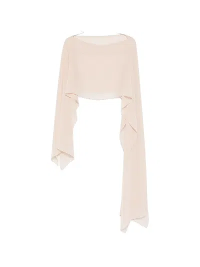 Gianluca Capannolo Draped Scarf In Neutral