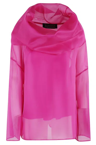 Gianluca Capannolo Long-sleeved Shirt In Purple