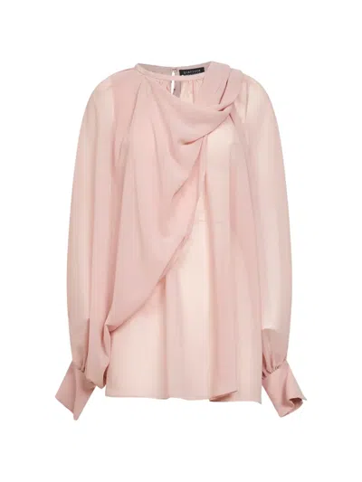 Gianluca Capannolo Draped Top In Pink