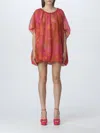 Gianluca Capannolo Claire Floral-print Minidress In Brown