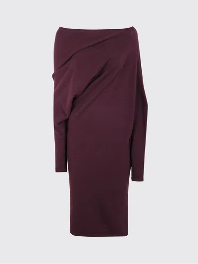 GIANLUCA CAPANNOLO DRESS GIANLUCA CAPANNOLO WOMAN COLOR BURGUNDY,H67228050