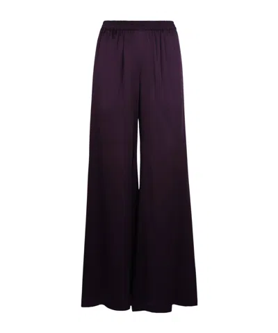 Gianluca Capannolo Elastic Pleated Casual Pants In Purple