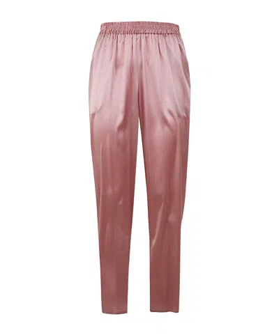 Gianluca Capannolo Mila Elastic Waist Pant In Pink