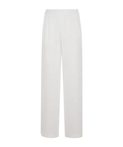 Gianluca Capannolo Elastic-waist Wide-leg Pants In White