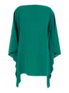 Gianluca Capannolo 'iris' Green Sleeveless Dress With Semi-transparent Design In Green