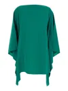 Gianluca Capannolo 'iris' Green Sleeveless Dress With Semi-transparent Design In Green