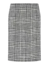Gianluca Capannolo Houndstooth Pattern Skirt In White