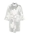 Gianluca Capannolo Floral Pattern Casual Jacket In Gray