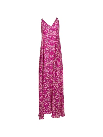 Gianluca Capannolo Floral-print V-neck Dress In Multi