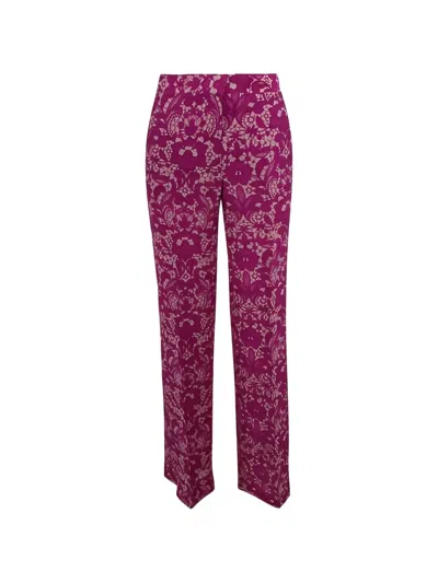 Gianluca Capannolo Floral Trousers In Pink