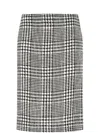 Gianluca Capannolo Houndstooth Pattern Skirt In White