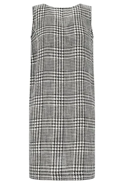 Gianluca Capannolo Houndstooth Foot Midi Dress In Multi