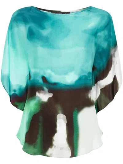 Gianluca Capannolo Iris Blouse In Grün