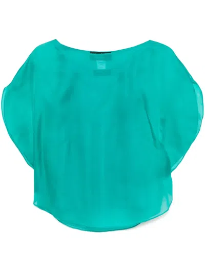 Gianluca Capannolo Iris Blouse In Green