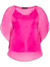 Gianluca Capannolo Iris Blouse In Pink