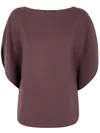 Gianluca Capannolo Top In Burgundy