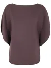 Gianluca Capannolo Iris Blouse In Nude & Neutrals