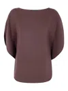 Gianluca Capannolo Iris Blouse In Nude & Neutrals
