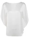Gianluca Capannolo Iris Sleeve Top In White