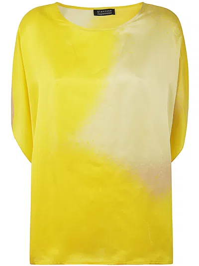 Gianluca Capannolo Iris Top In Yellow