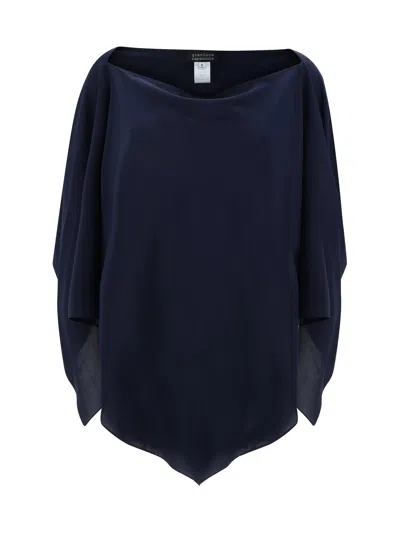 Gianluca Capannolo Isabelle Poncho In Blue