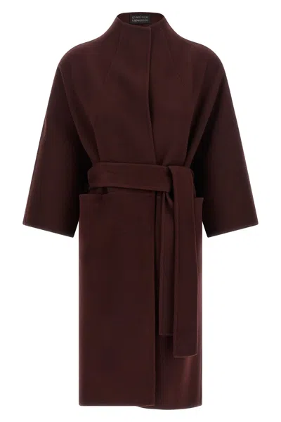 Gianluca Capannolo "jane" Coat In Burgundy