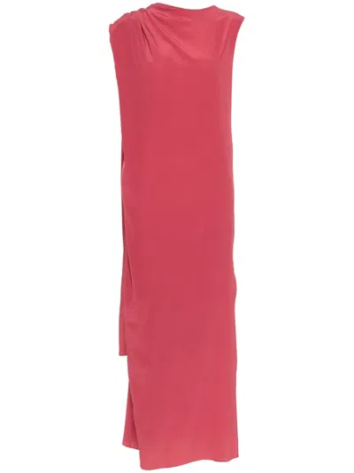 Gianluca Capannolo Juliette Silk Dress In Rosa