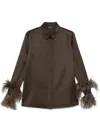 Gianluca Capannolo Katherine Blouse In Brown