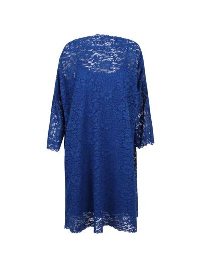 Gianluca Capannolo Lace Dress In Blue