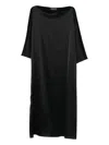Gianluca Capannolo Laura Boat-neck Midi Dress In Black