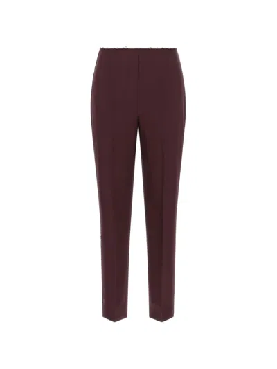 Gianluca Capannolo Frayed Edge Casual Pants In Brown