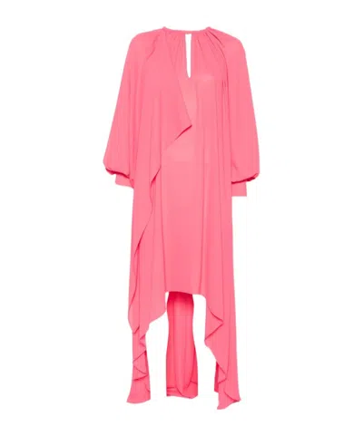 Gianluca Capannolo Long-sleeved Dress In Pink