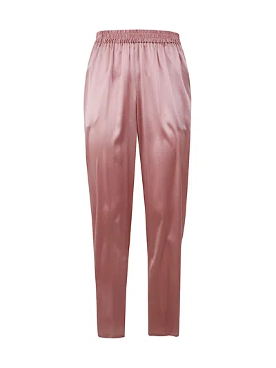Gianluca Capannolo Mila Elastic Waist Pant In Pink