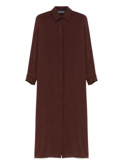 Gianluca Capannolo Mina Maxi Dress In Brown