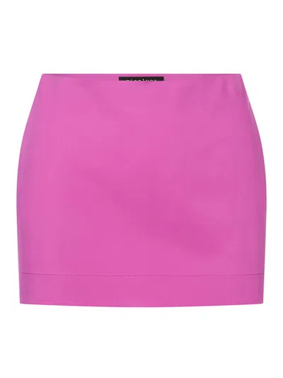 Gianluca Capannolo Zip-fastening Mini Skirt In Pink