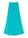 Gianluca Capannolo Elastic Waist Wide-leg Pants In Blue