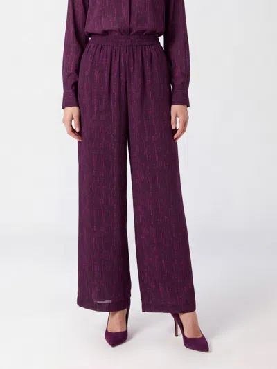 Gianluca Capannolo Pants Woman Color Violet In Purple