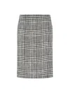 Gianluca Capannolo Houndstooth Pattern Skirt In White