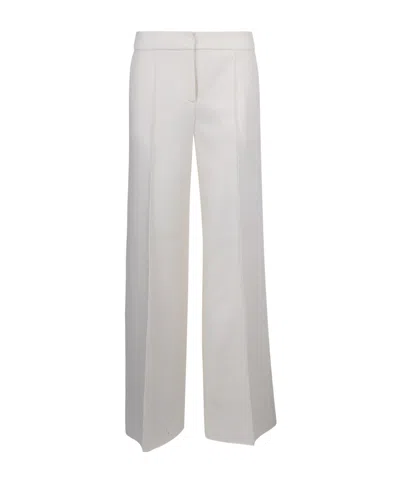 Gianluca Capannolo Pleated Zipper Casual Pants In White