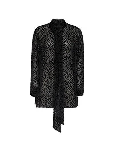 Gianluca Capannolo Polka-dot Shirt In Black