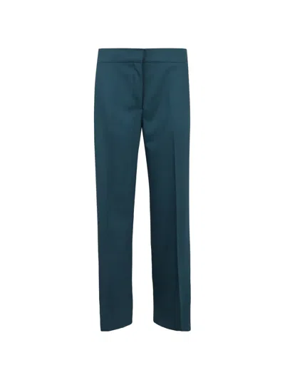 Gianluca Capannolo Pressed-crease Straight-leg Trousers In Blue
