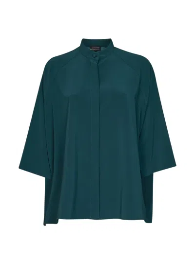 Gianluca Capannolo Raglan-sleeve Shirt In Green
