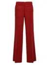 Gianluca Capannolo Red Valerie Straight Leg Pants In Red